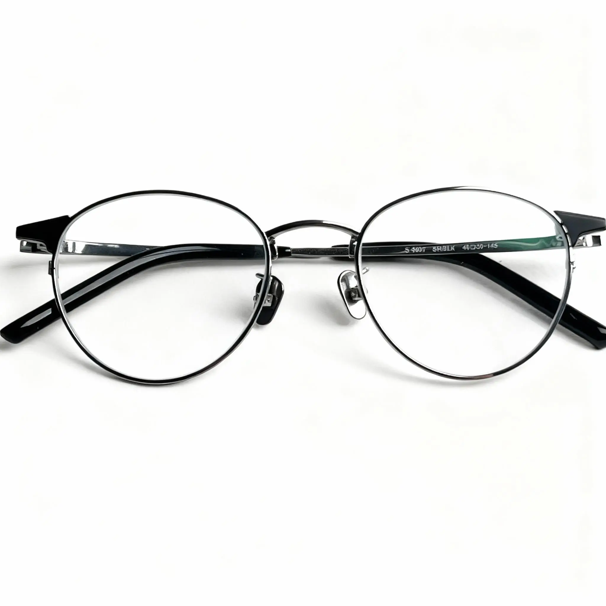 FIANPOR Ultra Light Pure Titanium Vintage Round Eyeglasses Frame for Comfortable Wear