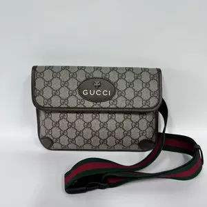 Pre-owned Italy Crossbody Bags Gucci Tiger Head Waist Bag (SZ 54078）