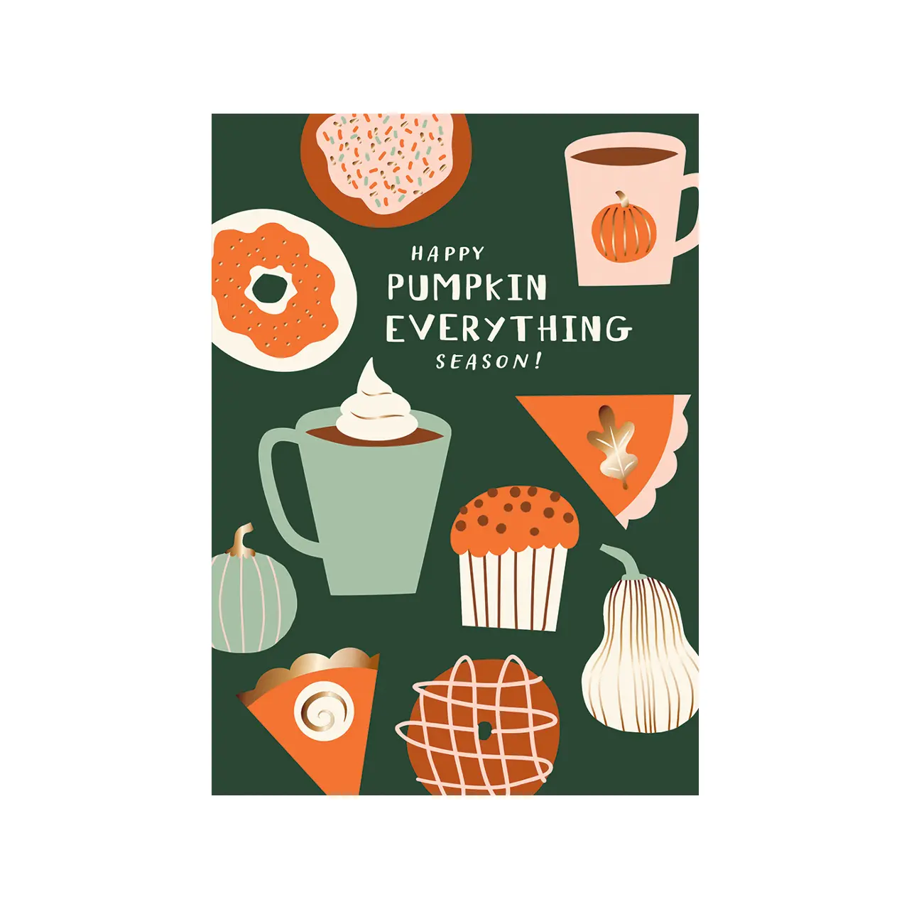 Pumpkin Everything Thanksgiving Card