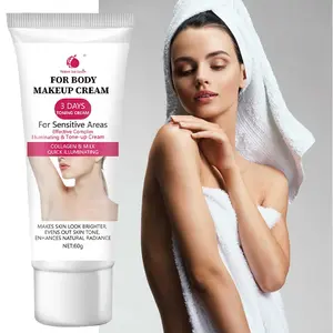 2-piece whitening and brightening cream set, Glow enhancing moisturizer, with vitamin C, niacinamide, centella asiatica, evens skin tone, suitable for face, neck, underarms, other body areas, illuminates, suitable for men and women