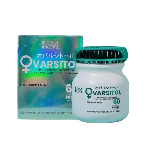 KAT MELENDEZ OVARSITOL Women’s Hormone Balance Supplement | Myo-Inositol + Magnesium + Acetyl L-Carnitine + Chromium | Supports Hormonal Health, Fertility & Metabolism | 60 Capsules (Made in Japan)