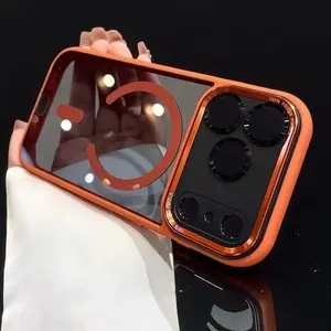 New Magnetic Transparent Case for iPhone 17/17 Pro /17 Pro Max, 16 PM, High-Transparency Protective Cover with Soft Edges – Ultra Thin Full Protection Anti-Drop Design Compatible with Air 17,  (Unisex), Shockproof Sleek Phone Cover,  Slim Phone Protector