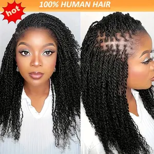 Hot Wholesale 16 Inch Afro Kinkys Bulk Human Hair (1.06oz/Pack), Braiding Hair for Dreadlocks, Loc, Twists, Dreadlock Extensions