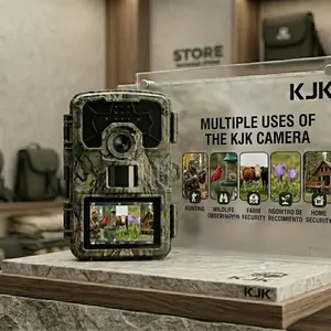 Hidden Trail Camera - HD Night Vision Security Camera for Wildlife Capture, Home & Farm Safety Protection