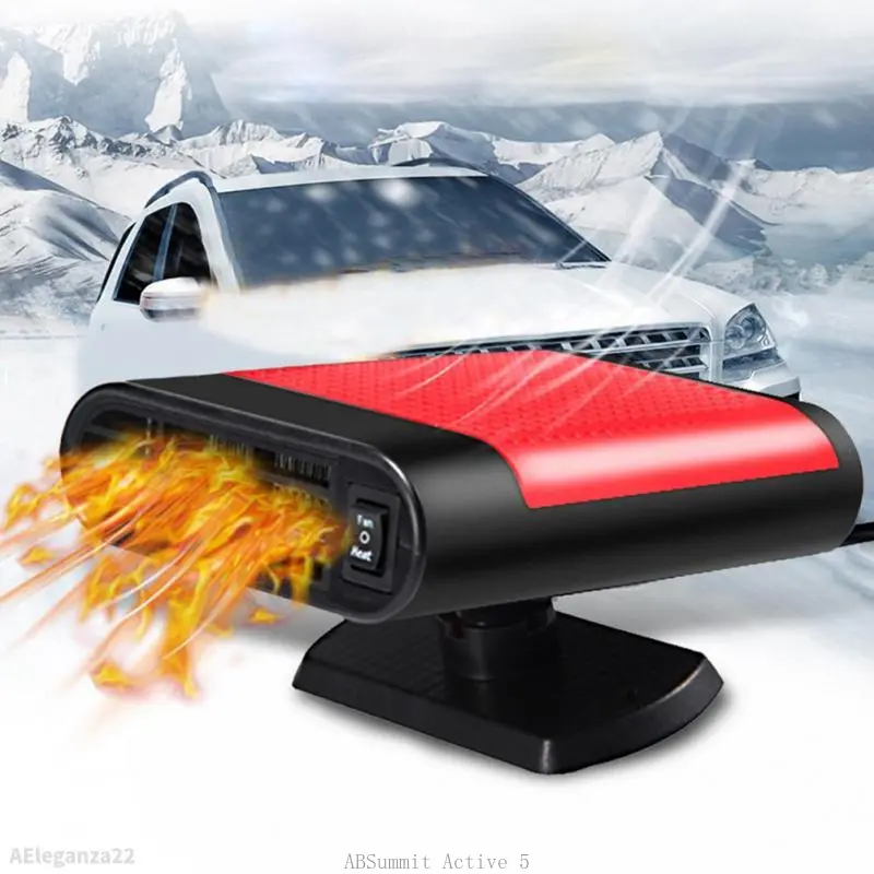 Car Heater 12V Electric Cooling Heating Fan Electric Heater Fan Windshield Defogging Demister Defroster Car suppliesAEleganza22ABSummit Active