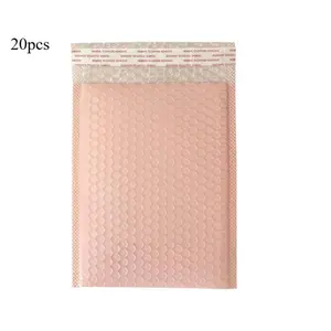 Bubble Mailer Bag, 20pcs/set Self Seal Bubble Mailer, Shipping Bag, Transportation Protective Bag, Poly Mailers, Postal Supplies for Home & Office