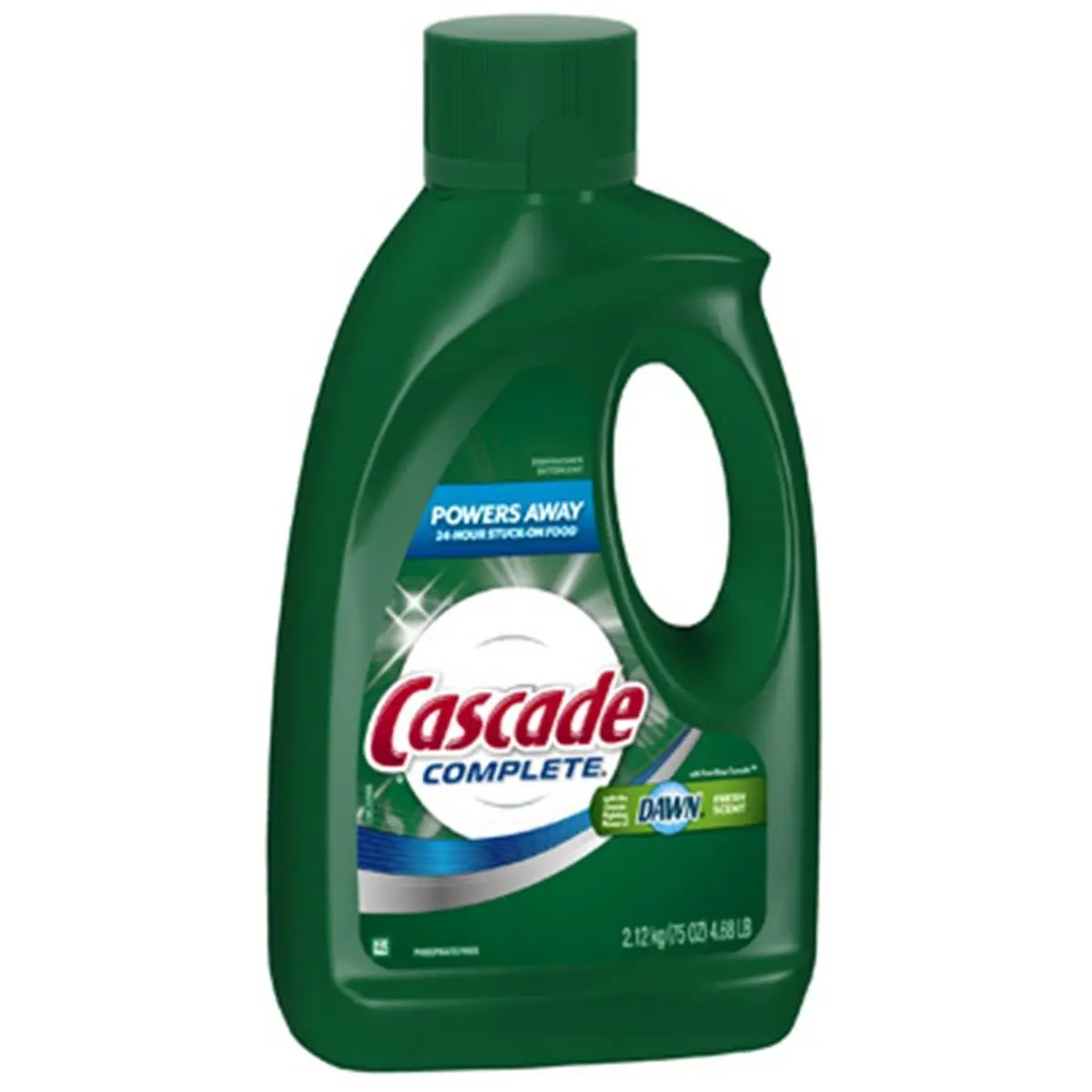 212 MAIN Cascade 33840 75oz Scented Gel Dishwasher Detergent - Dishwasher Cleaner, Fresh Automatic Wash Accessory, Tough Dissolver for Household Appliances