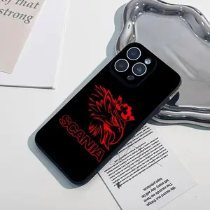 S-scania logo Phone Case for iPhone 17 Air 16 15 14 13 12mini 11 Pro Max Plus XR XS Black Soft Silicone Cover