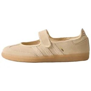 Adidas Samba Jane 'Sand Strata' Suede Women's Casual Everyday Dainty Sandal Sneaker Shoe Trendy Neutral for Girls
