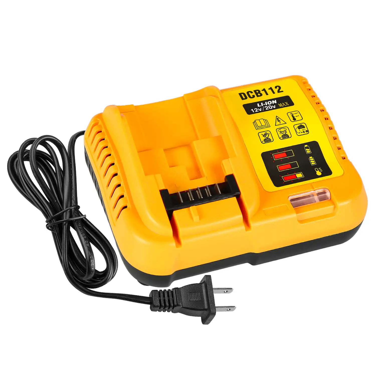 Bslite--DCB112 Battery Charger Replacement for DeWalt 12V 20V Lithium-Ion Battery