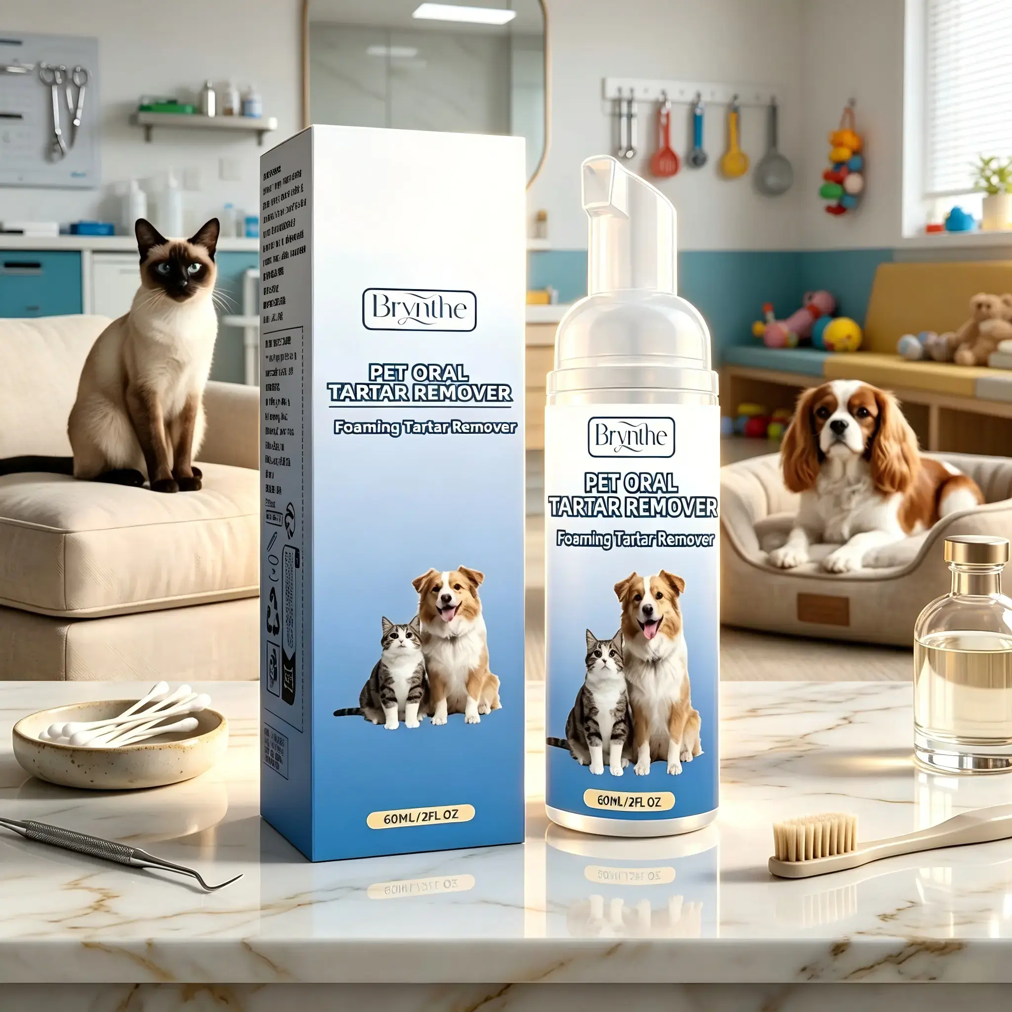 Dog & Cat Dental Foam | Brighter Teeth & Odor Control