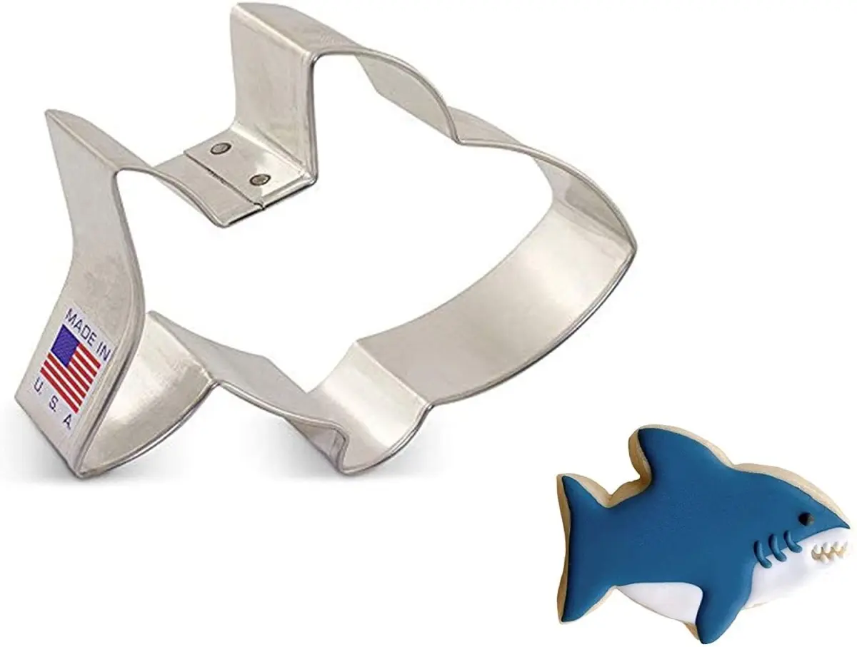 Cute Baby Shark Cookie Cutter 3 3/4"