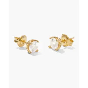 JAXXON - Women's Classic Stud Earrings - Gold