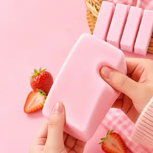 Slow Rising Strawberry Butter Squishy Cute Stress Reliever for School Office Home