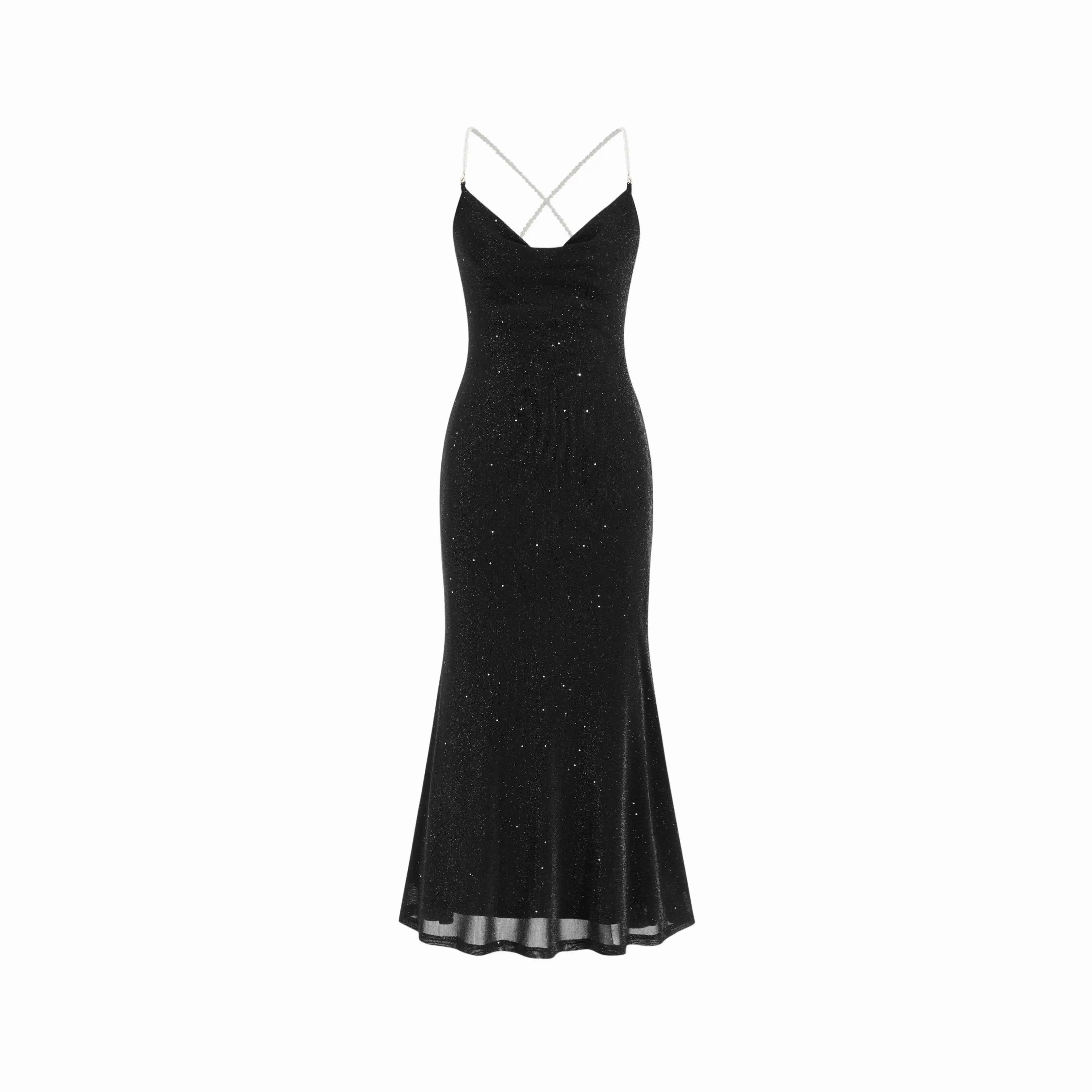 cider black sequin dress Belinda Dress in Black Sequin S