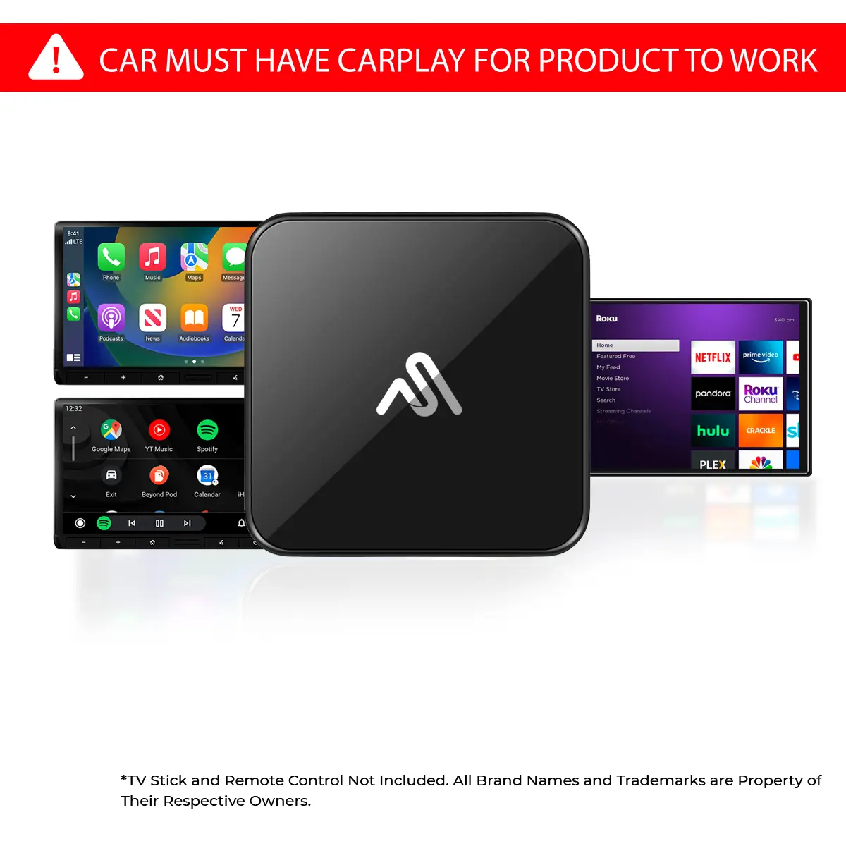 AutoSky TV Adapter + HDMI to USB-C Cable Bundle - Adapter which allows TV Sticks...