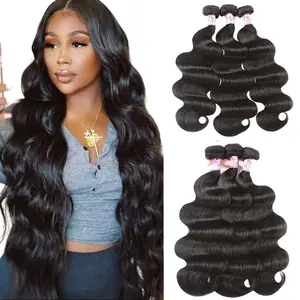 Human Hair Extension Bundle Body Wave Natural Color for Stylish Looks