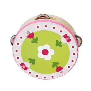 Cartoon Hand Drum 15cm Kids Toy Teenager Clapping Drum, Music Education for Kindergarten Party Gift  Percussion Instrument