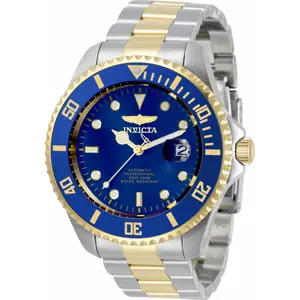 Invicta Men's Watch - Pro Diver Automatic Blue Dial Two Tone Bracelet Dive | 34042