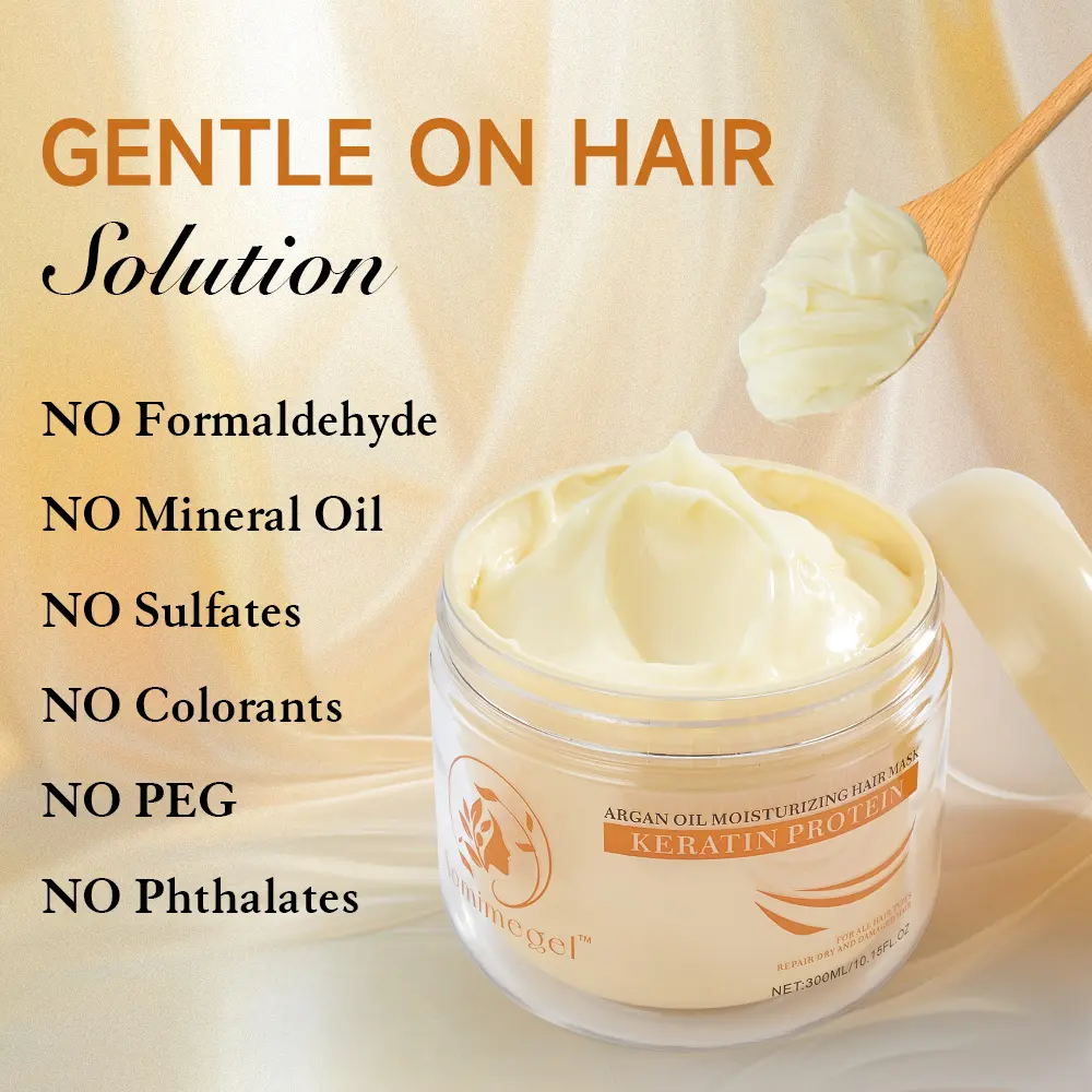 Collagen hair care deep repair conditioning hair mask and deep conditioner are suitable for dry or damaged hair
