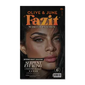 Olive & June Serpent Eye Wings  Glitter - Metallic Waterproof Sweat-Proof Makeup Patches for 1-3 Days Wear