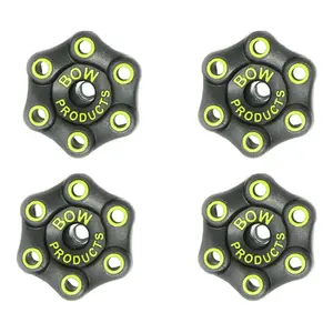 Bow Products Bow Knobs KNB4-4-Pack Knob Hardware Kit - Universal Knobs for Most Featherboards, Jigs and Guides - Fits FeatherPRO, FeatherDUO and Other Woodworking Accessories