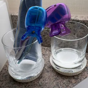 5-Pack Travel Portable Toothbrush Head Cover Set, Toothbrush Protector, Bathroom Accessories for Home & Outdoor Use, Perfect Gift