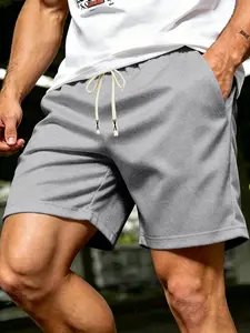 New Summer Men's Fashion Waistband Shorts, Regular Fit, Ideal for Casual and Sports Activities, Comfortable and Stylish