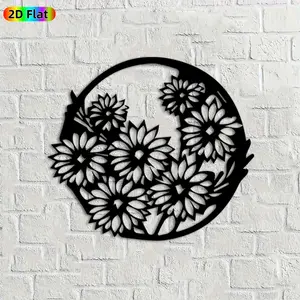 1pc Daisy Metal Wall Art,Daisy Statue Mural, Ideal Gift for Easter, Mother's Day, Flower Decor Enthusiasts, Rust-Resistant Metal Wall Decor Wall Sculptures, Perfect for Garden Fence & Living Room Wall,Charming Home Decor