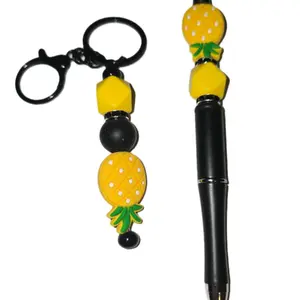 Pineapple pen and keychain bundle