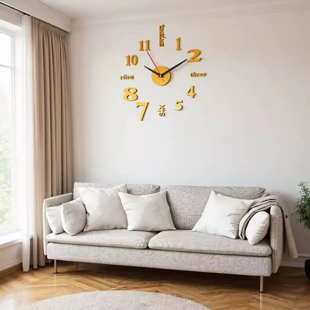 Wall Clock  — Simple Design with Soft Night Visibility | Easy Setup, Clean Look, Perfect for Everyday Spaces