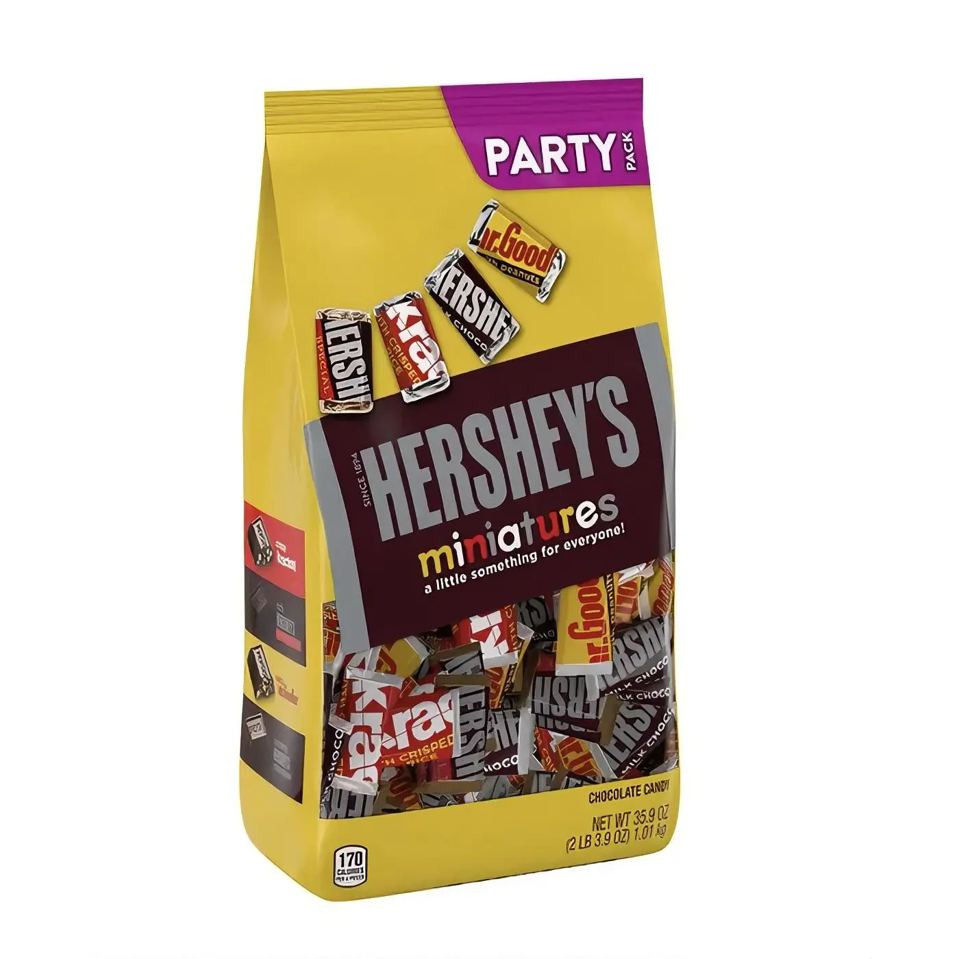 Hershey's Miniatures Party Pack - 39.9 oz Bag of Assorted Chocolate Candy for Parties and Events