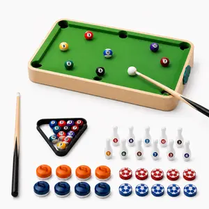 5-in-1 Tabletop Game Set for Kids | Mini Pool Bowling Ice Hockey | Family Game Night Toy outdoorfun