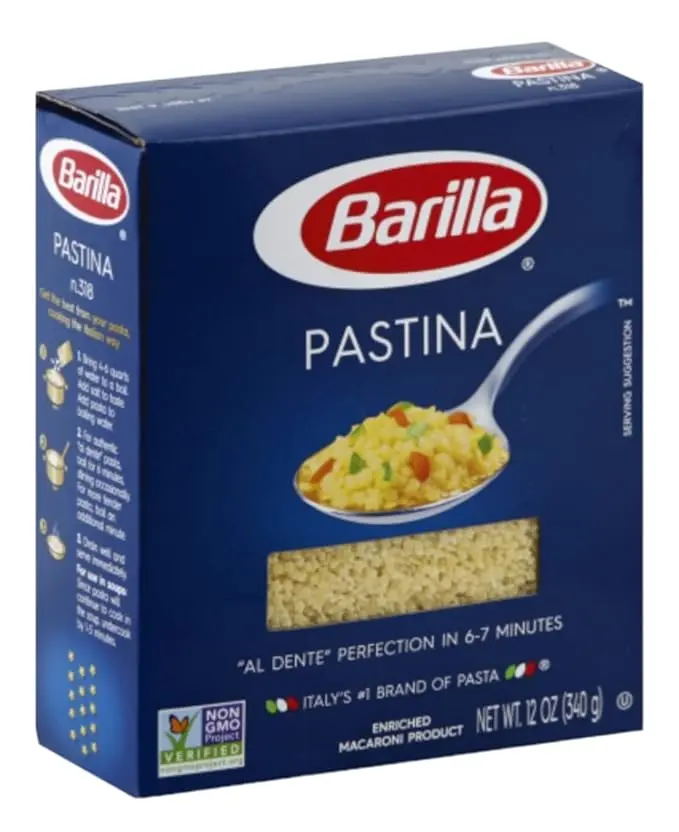 Barilla Stelline Pasta 12 oz - Non-GMO Verified Italian Pasta for Perfect Al Dente Meals