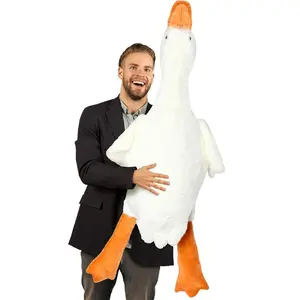 Large Stuffed Goose Plush Toy, Cute Goose Pillow, Birthday Party Graduation Gifts for Kids Boys Girls