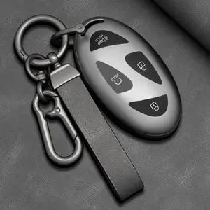 Tpu Car Key Case Cover for Hyundai Kona Ev N-Line Tucson Grandeur Gn7 Ioniq 6 Santa Fe Mx5, Durable Protection Accessory