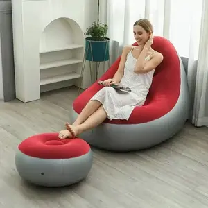 Lazy Inflatable Sofa Home Inflatable Sofa Foldable Storage Single Sofa Outdoor Inflatable Seat for Comfortable Seating