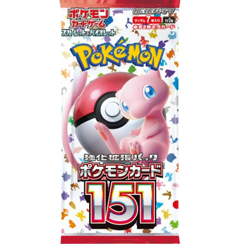 Pokemon 151 Sv2a Booster Pack - Scarlet & Violet Series - Japanese pokemon cards