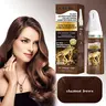 Hair Dye Home Use Dye Comb Integrated Convenient Hair Dye Cream Long-lasting Color No Color Fading Plant Essence No Damage to Hair Ash Brown Ash Blonde Highlights Mild Haircare
