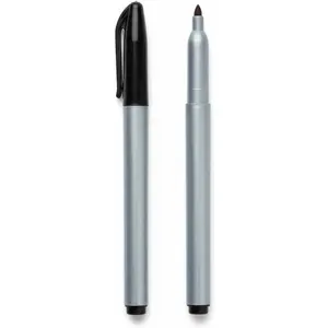 Permanent Freezer Marker Set of 2 – Waterproof Fast-Drying Black Ink Pens with Chisel Tip for Food Labeling, Fridge & Freezer Storage, Kitchen & Lab Use & General Organization