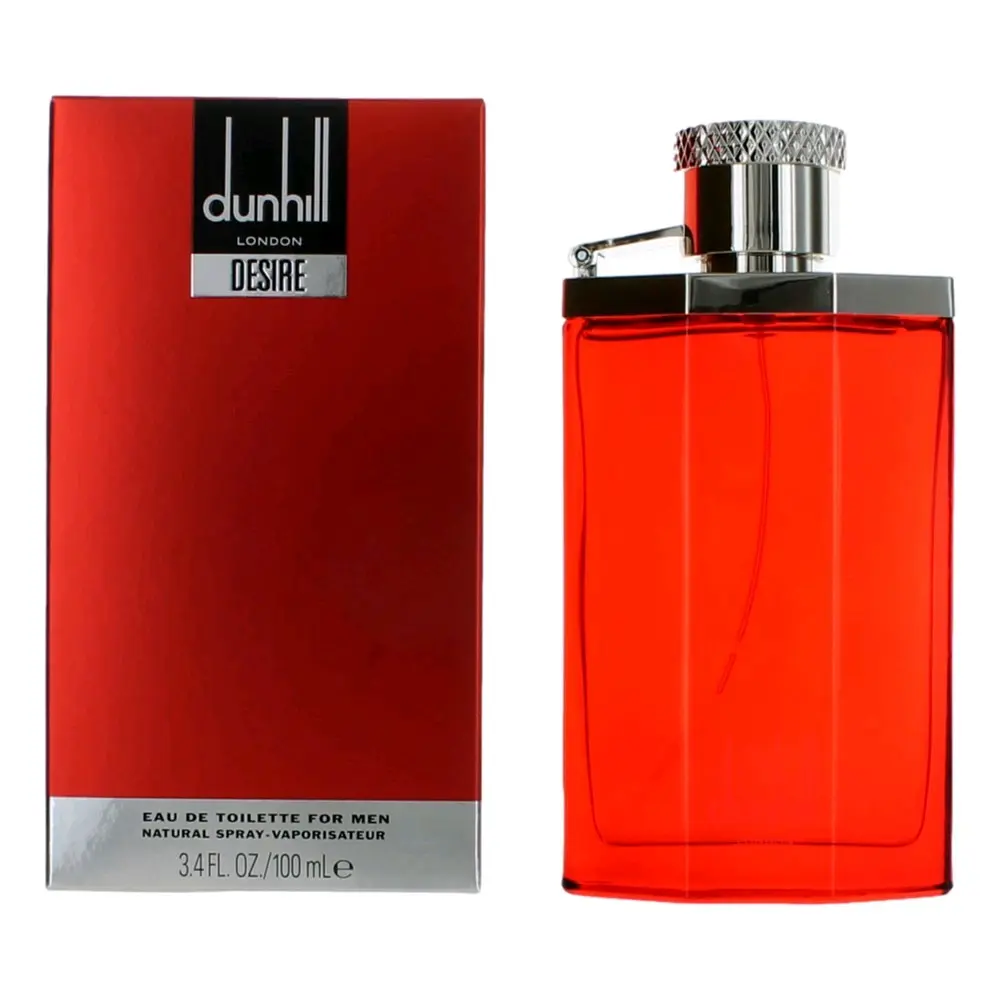 Desire by Alfred Dunhill, 3.4 oz EDT Spray for Men, Spray Bottle, Citrus, Great For Casual And Office Wear, Patchouli Base, 3 To 3.9 Fl Oz, Musk, Bergamot Mix, Rose, Vanilla, Wood