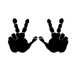 Jeep Peace Wave Decals - Set of 2 Jeep SEND MESSAGE FOR CUT OUT