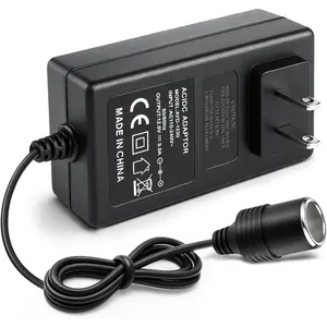 110V AC to DC 12V Converter 3A 36W, Adapter to Wall Plug 110‑240V, Home Car Power Supply Adapter for Car Fan and Low-Power Devices (Not for Vacuum Cleaner, Air Pump, Inflator).