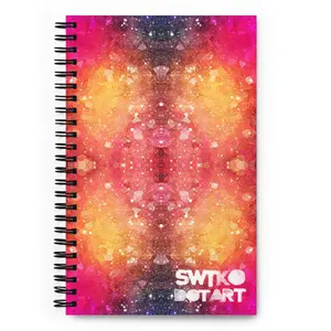 Intergalactic Kaleidoscope Spiral Notebook