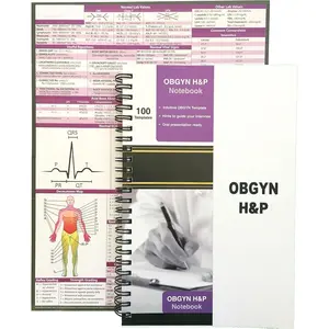 OBGYN H&P Notebook  History and Physical Notebook, 100  templates with Perforations