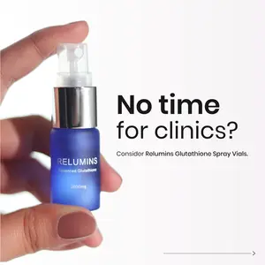 Relumins Highest Dose Sublingual Glutathione Spray Peppermint Flavor 24000mg with Vitamin C & Zinc for Skin Brain and Immune Health