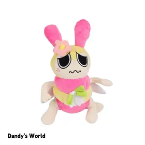 Dandy's World  Pink Squirm  High-Quality Plush Dolls, 10.6in cute girly gifts plushies,Player collection