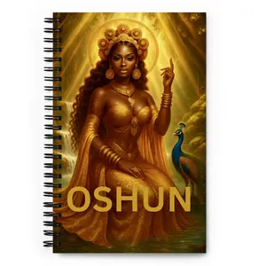 Oshun Spiral Notebook – Journal of Radiance, Ritual & Divine Feminine Power