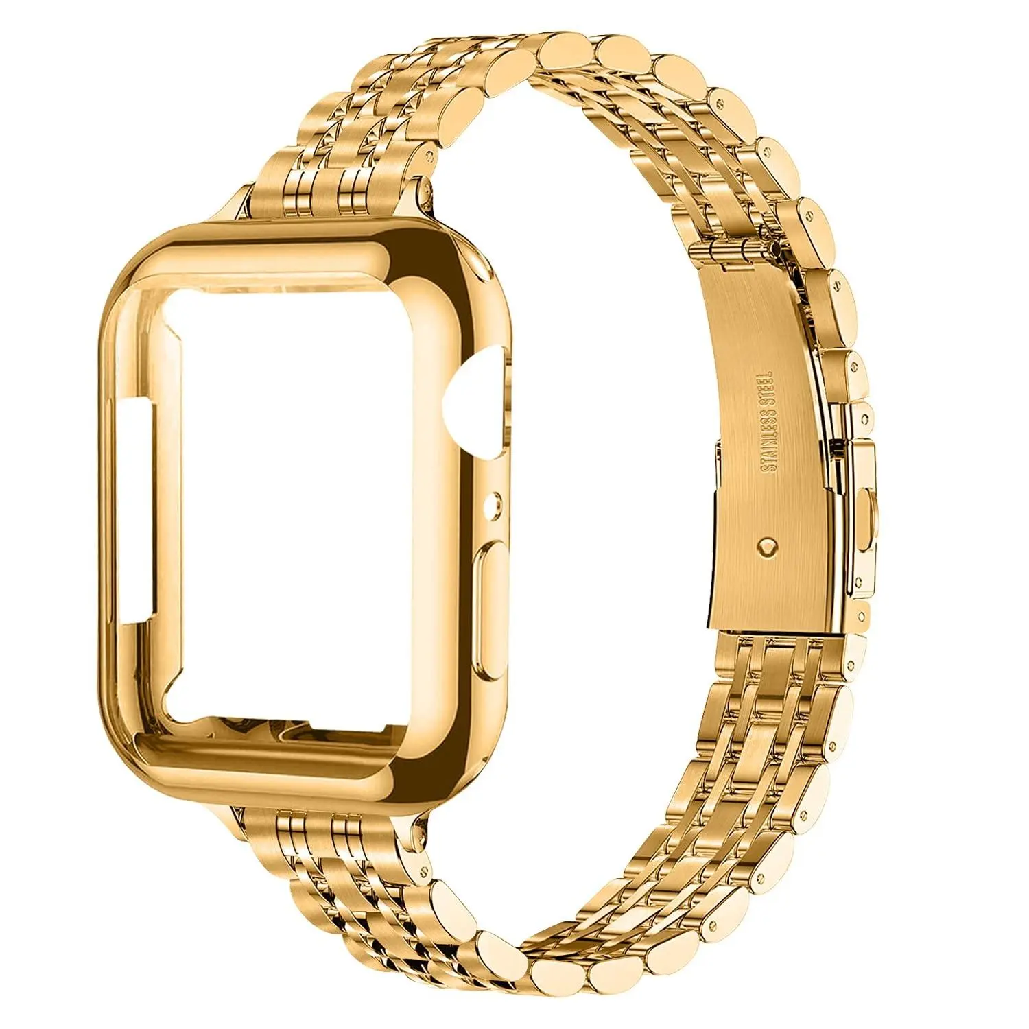 Watch Band & Protective Case Set, Smart Watch Replacement Band & Protective Case, Wearable Accessories Compatible with Apple Watch, Smart Watch Straps, Smartwatch Accessories