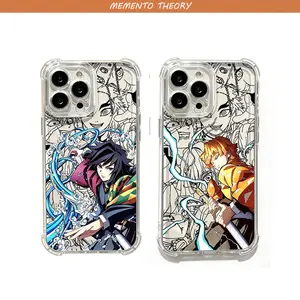 Anime D-Demon S-Slayer Kyojuro Rengoku Zenitsu Phone Case,Stylish & Durable Christmas Gift: Fashionable Phone Case for iPhone 11-17– Perfect Blend of Protection and Trend
